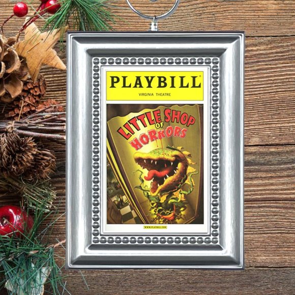 Little Shop‎ Of Horrors Playbill Musical Broadway Memorabilia Christmas Ornament - Picture 1 of 3